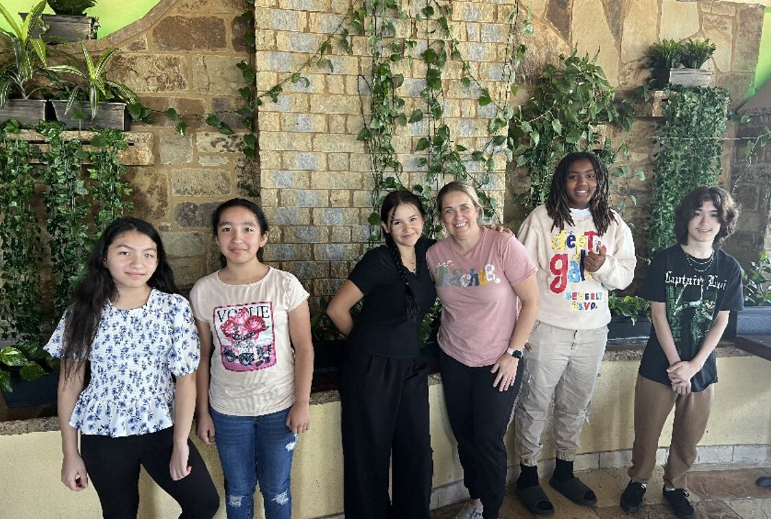 Group of students smiling at the camera