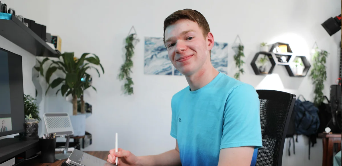 smiling student