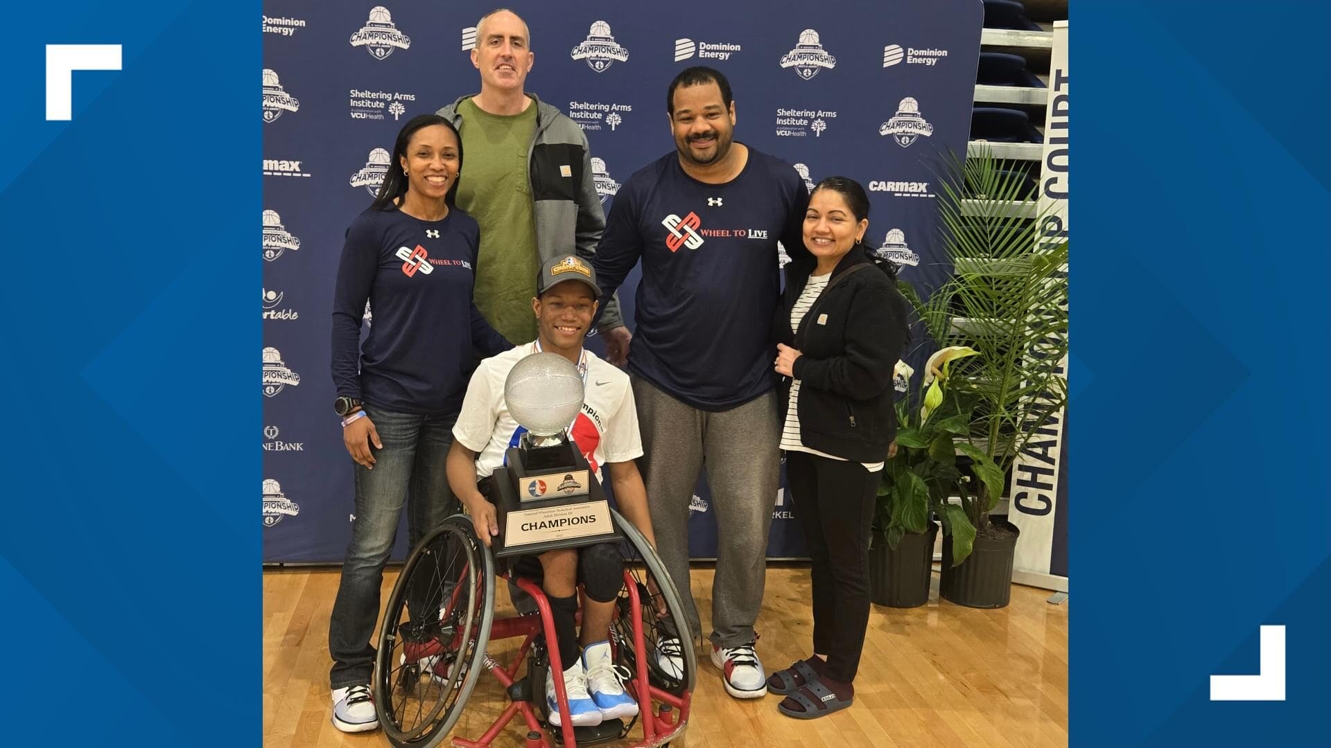 player and family