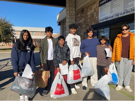 Sachchit and his organization at volunteering